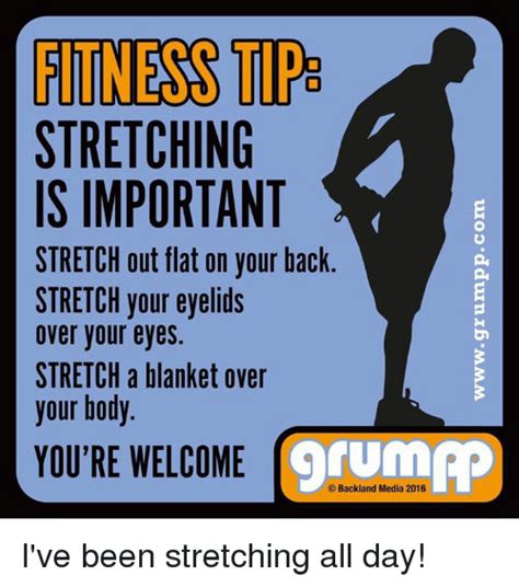 stretching