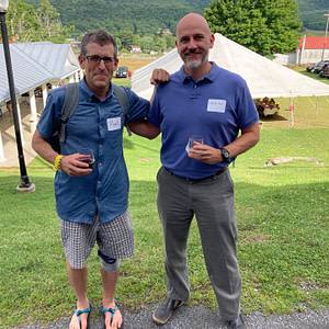 Dr. Hill along with Dr. Mark Cucuzzella at a health conference.