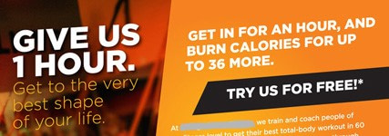 Give us an Hour - half page horizontal ad female-21401.indd